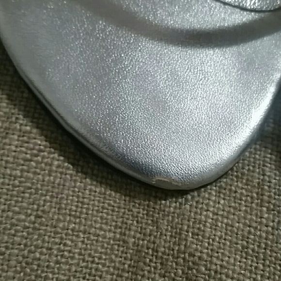 Stuart Weitzman Rhinestone Silver Sandals - Picture 2 of 8
